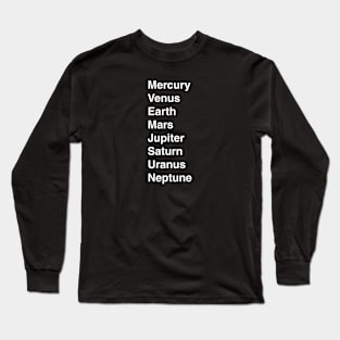 Planets Long Sleeve T-Shirt